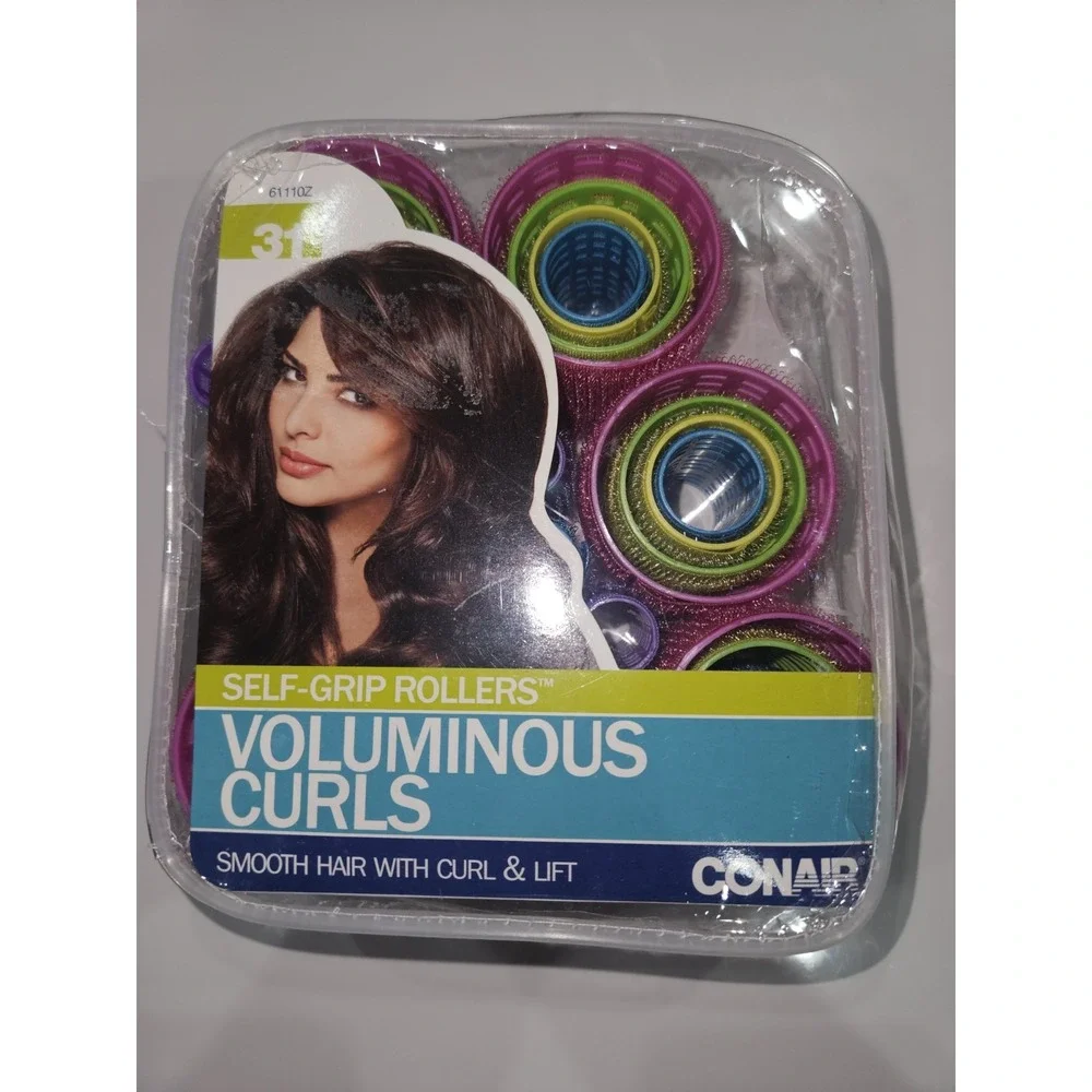 Conair Self Grip Rollers Voluminous Curls 31 Pc New